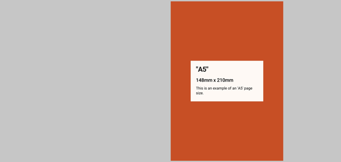 A5 Portrait